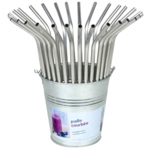 PAILLE COURBEE  INOX